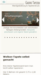 Mobile Screenshot of gaedke-tapeten.de